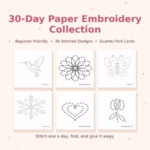 30-Day Paper Embroidery Collection